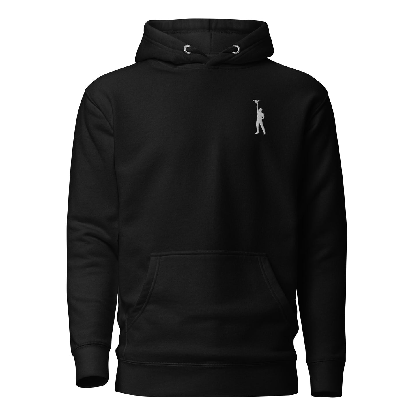 DroneXL Classic Hoodie - White Logo