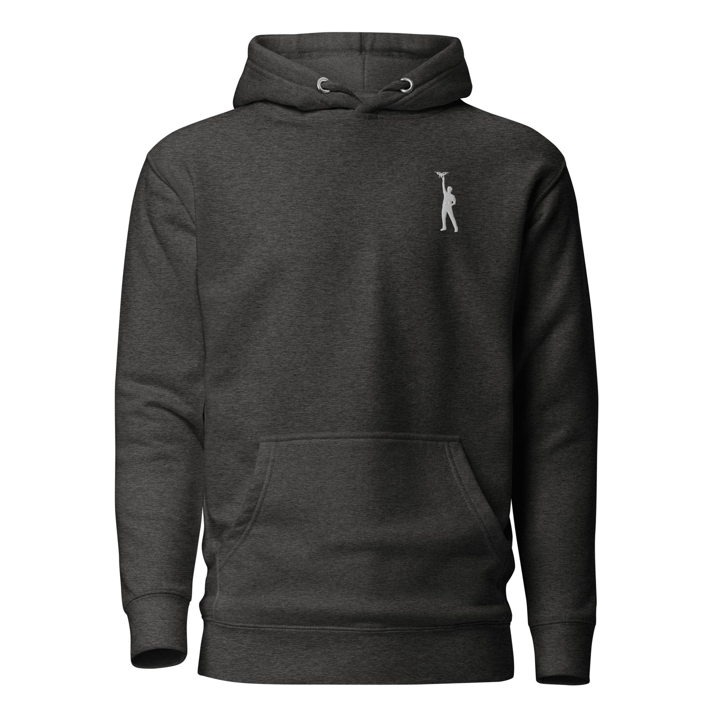 DroneXL Classic Hoodie - White Logo