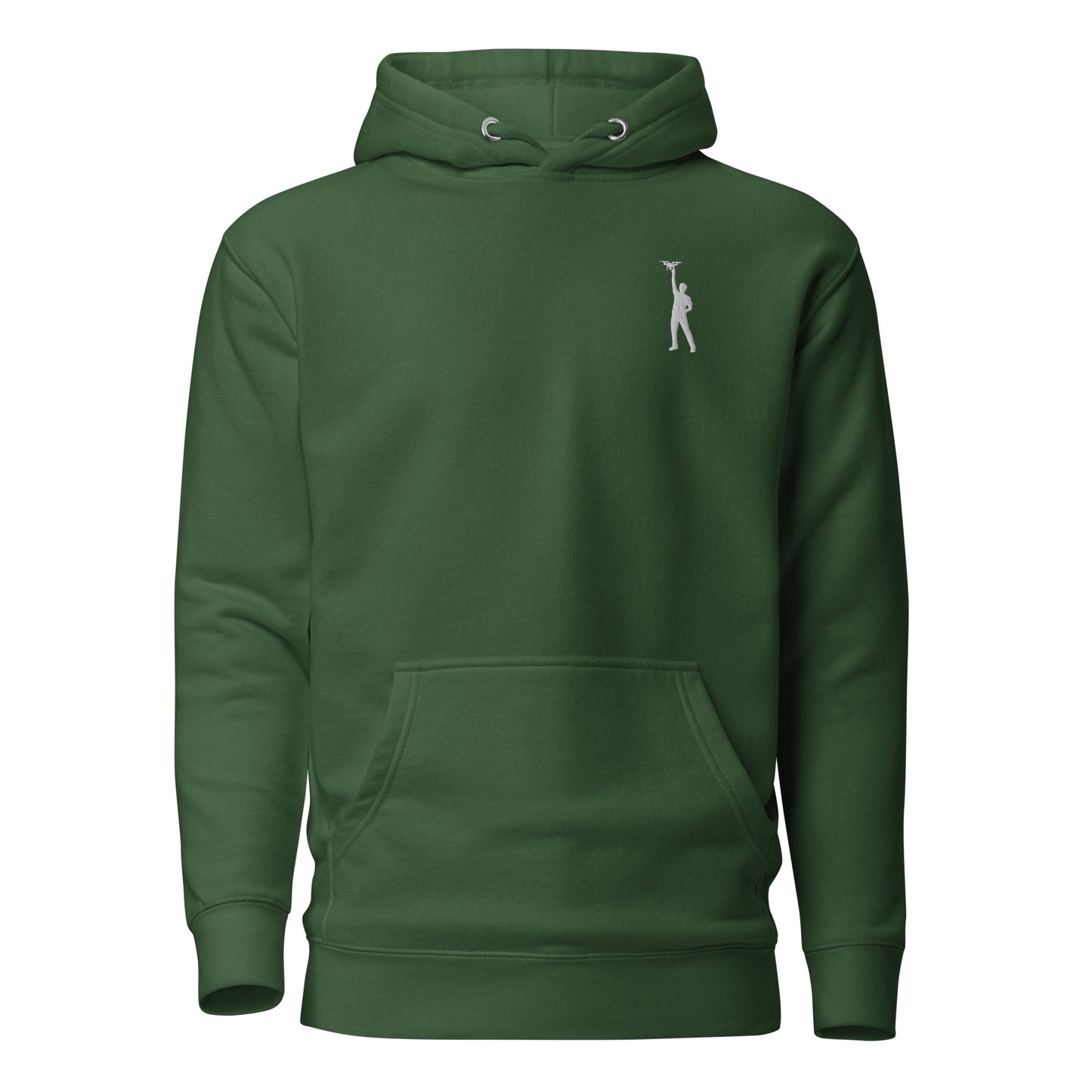 DroneXL Classic Hoodie - White Logo