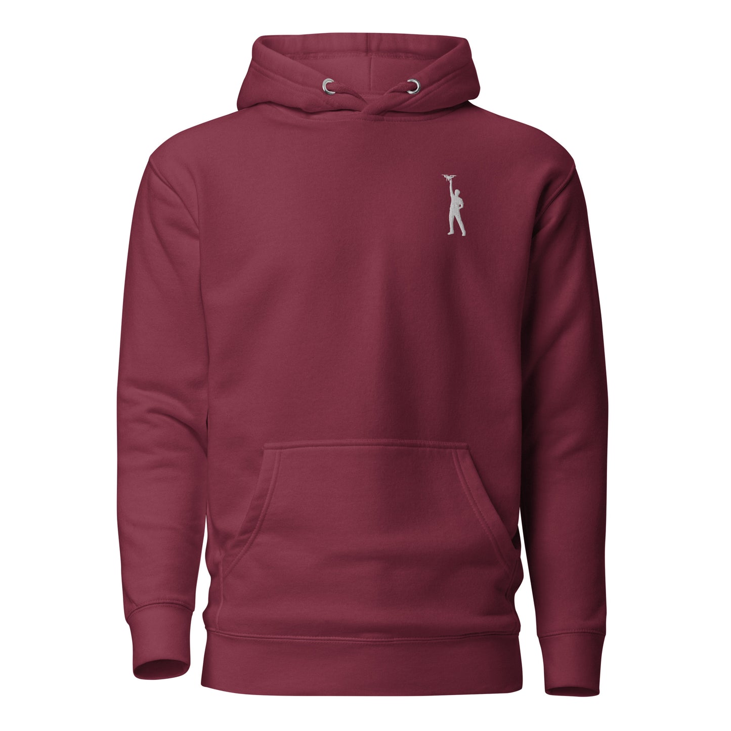 DroneXL Classic Hoodie - White Logo