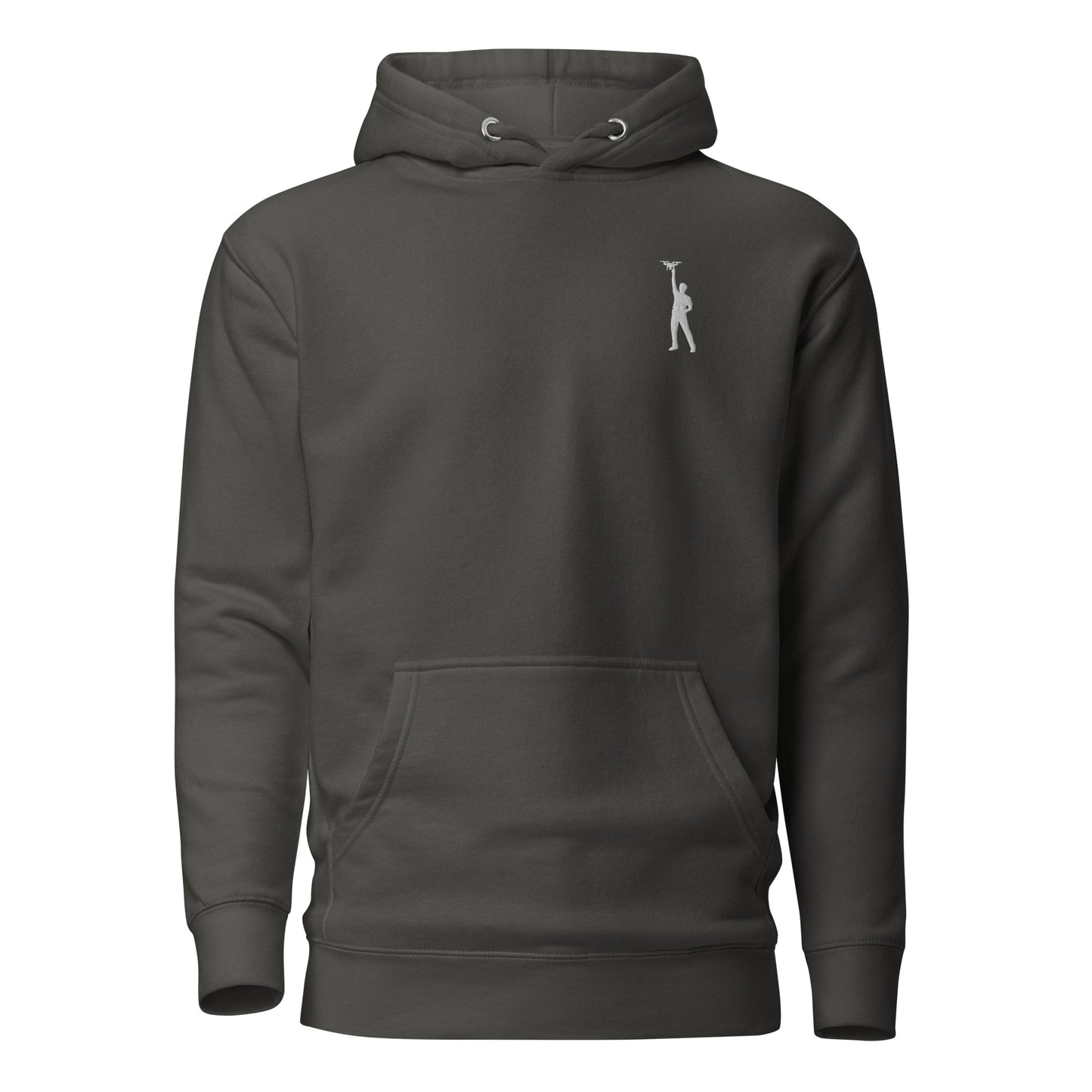 DroneXL Classic Hoodie - White Logo
