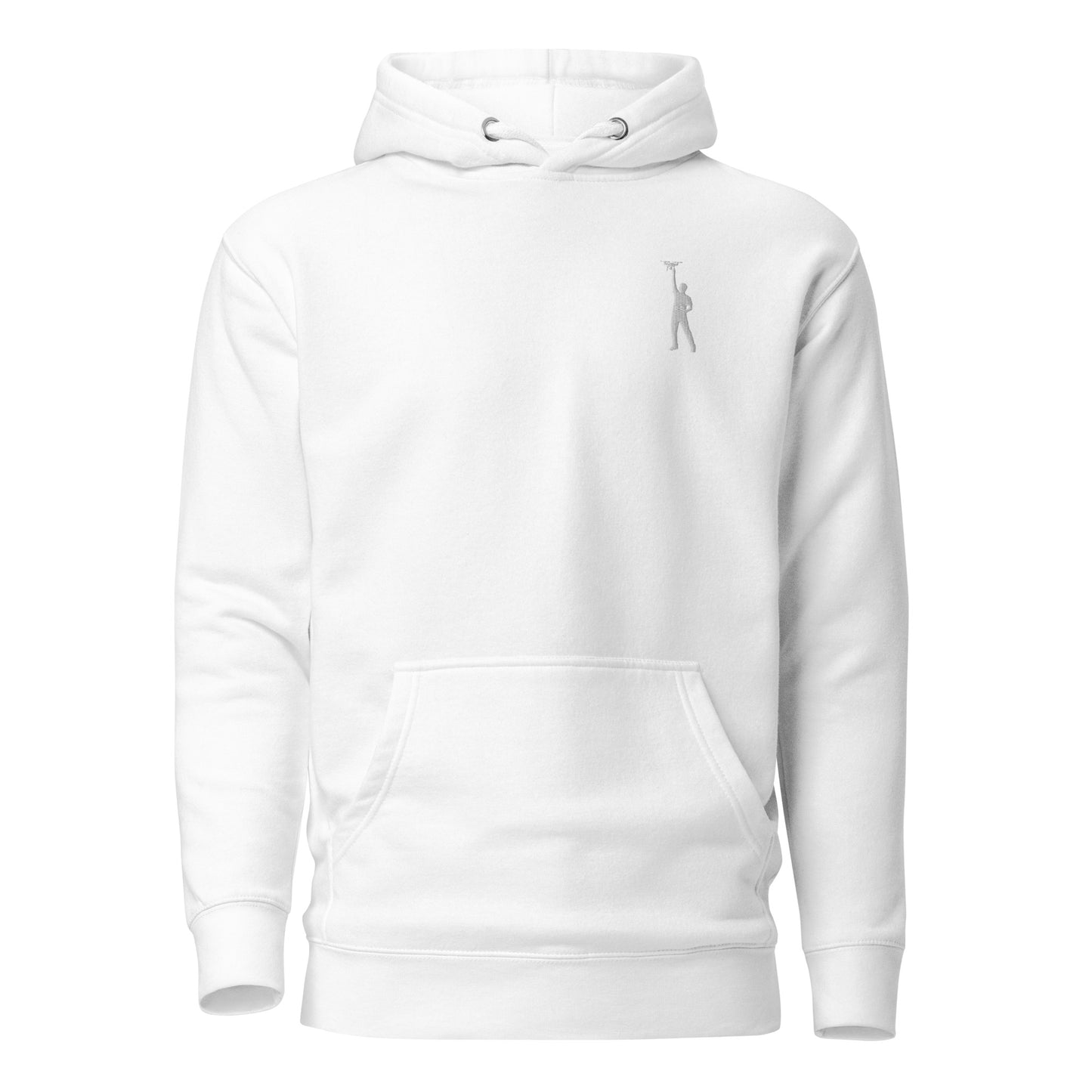 DroneXL Classic Hoodie - White Logo