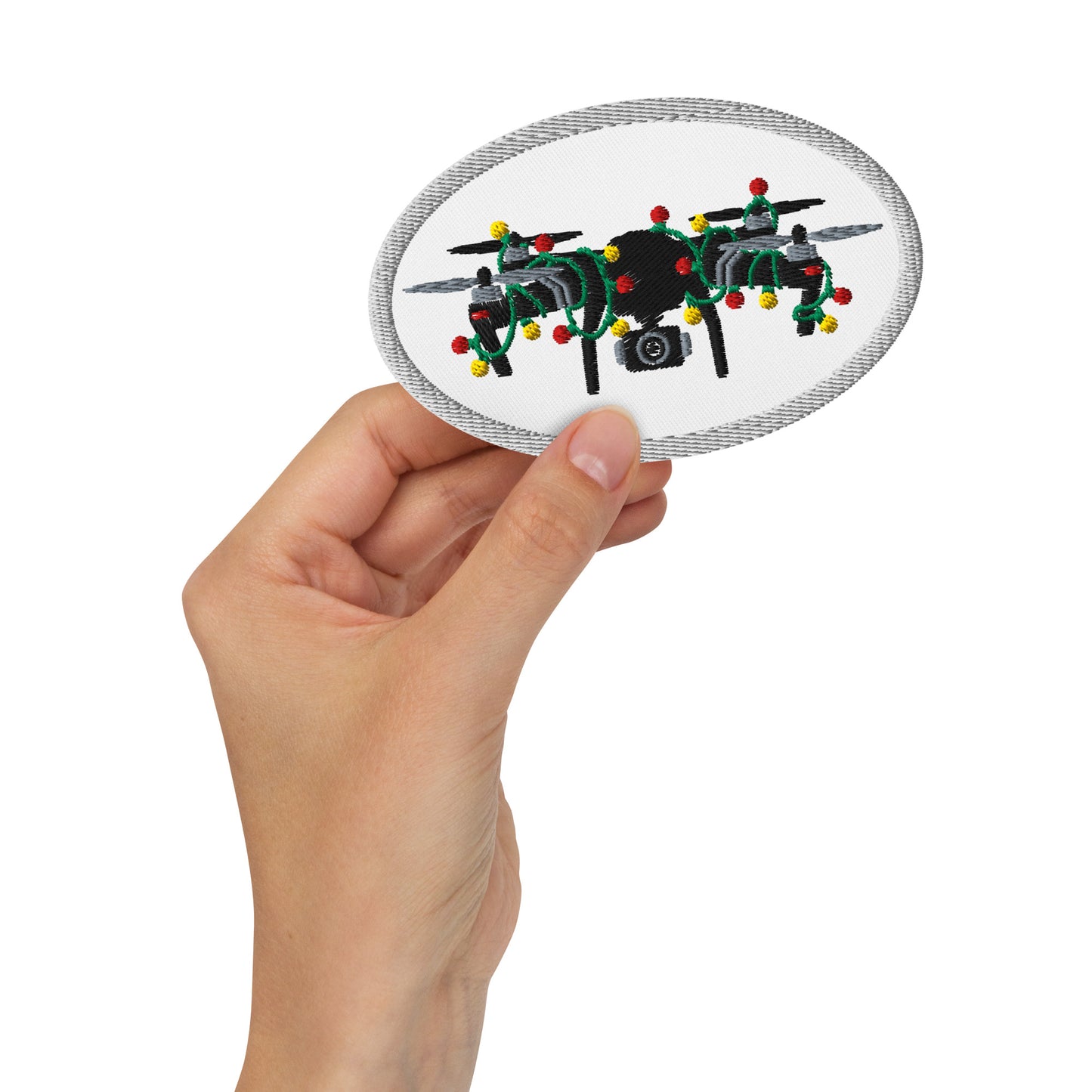 Deck The Drone Embroidered Patch
