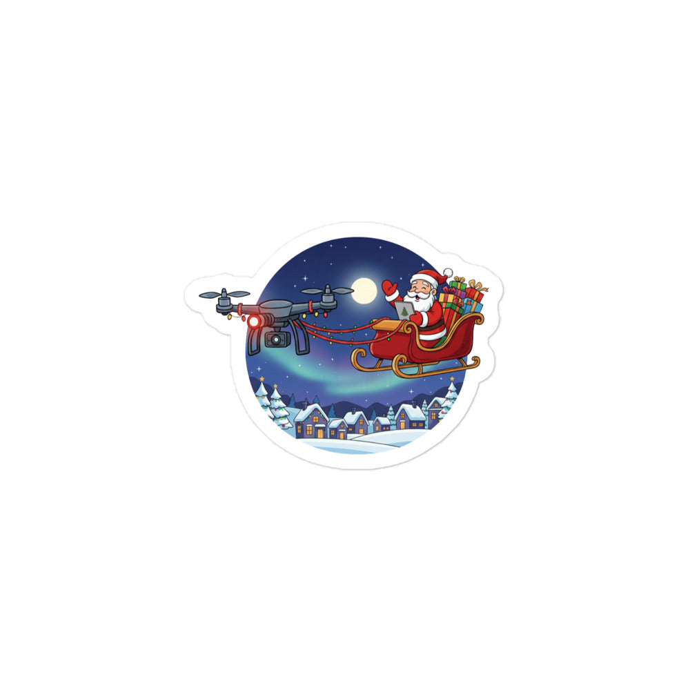 Rudolph Drone Sticker